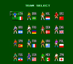 Screenshot of Formation Soccer Human Cup 90