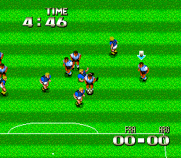 Screenshot of Formation Soccer Human Cup 90