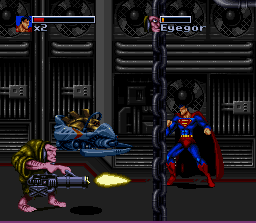 Screenshot of Death and Return of Superman The (Euro)